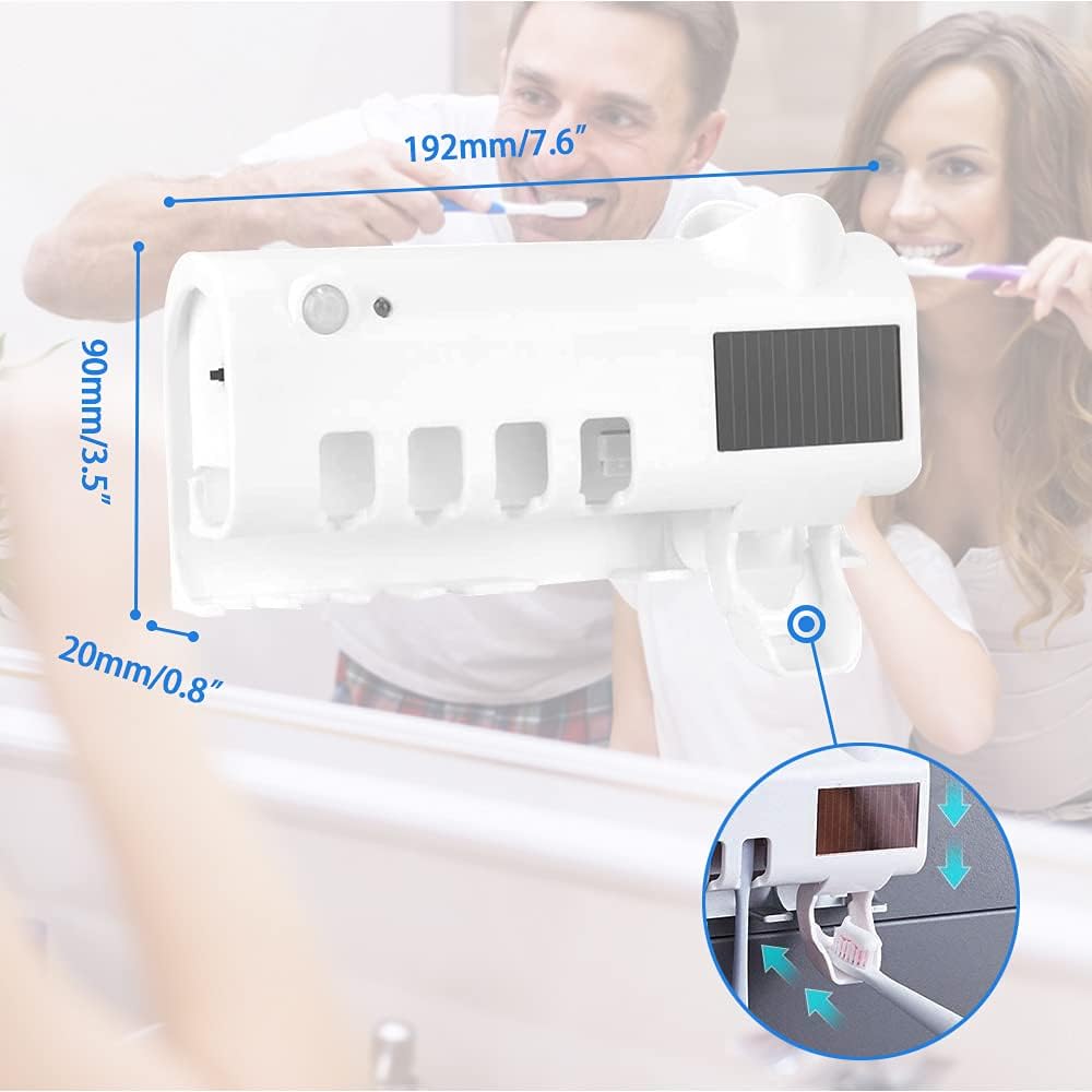 PORTACEPILLOS DE DIENTES CON ESTERILIZACION UV