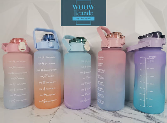 Botella De Agua motivacional deportivo 2 Lts