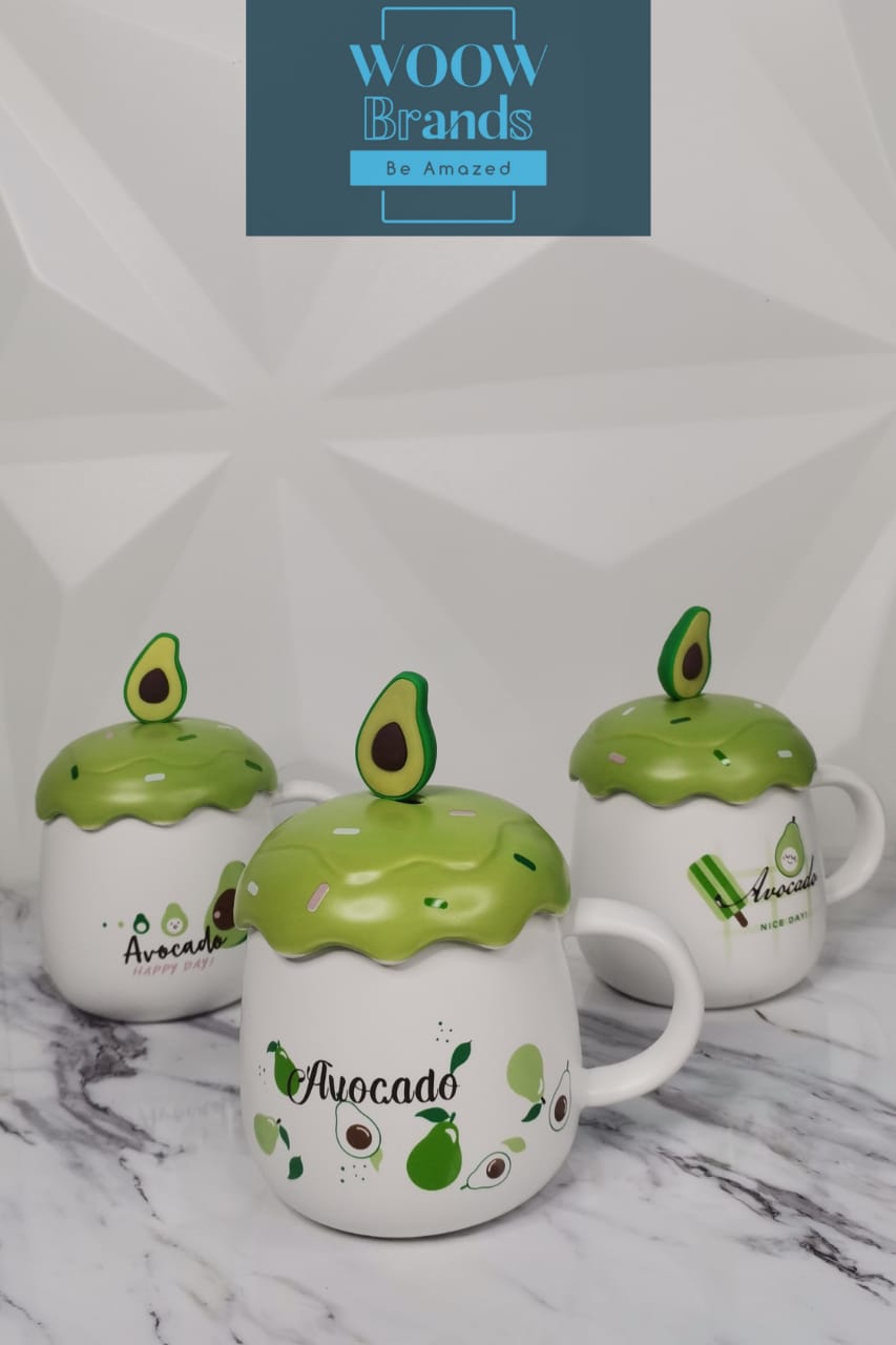 Tazas con figurita de aguacate 🥑