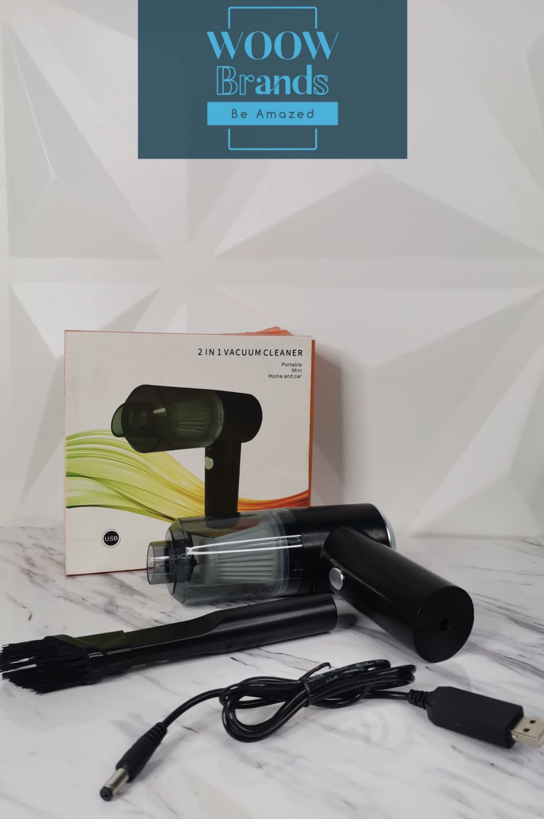 Mini Aspiradora De Mano Con Carga Usb Inalámbrica