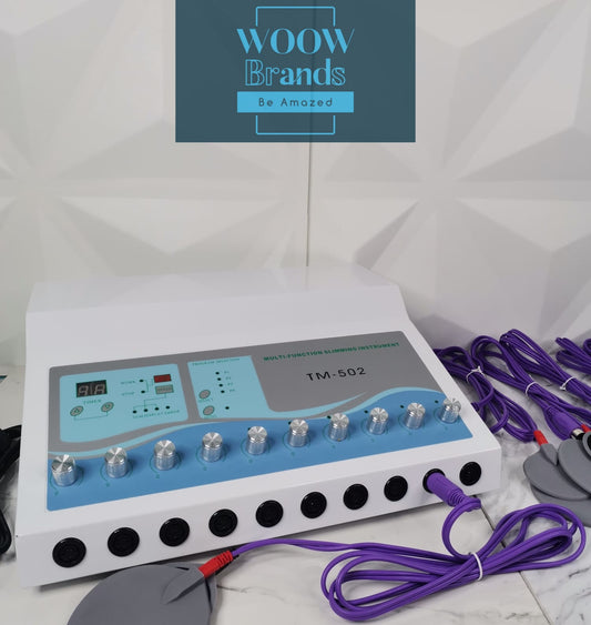 Estimulador muscular eléctrico termiónico para adelgazar