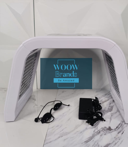 Maquina facial LED plegable, de fotones para el cuidado facial