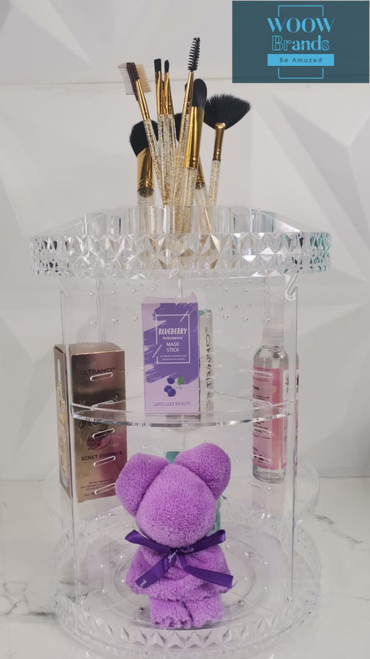 Organizador De Maquillaje cosmetiquero acrílico De Rotación 360°