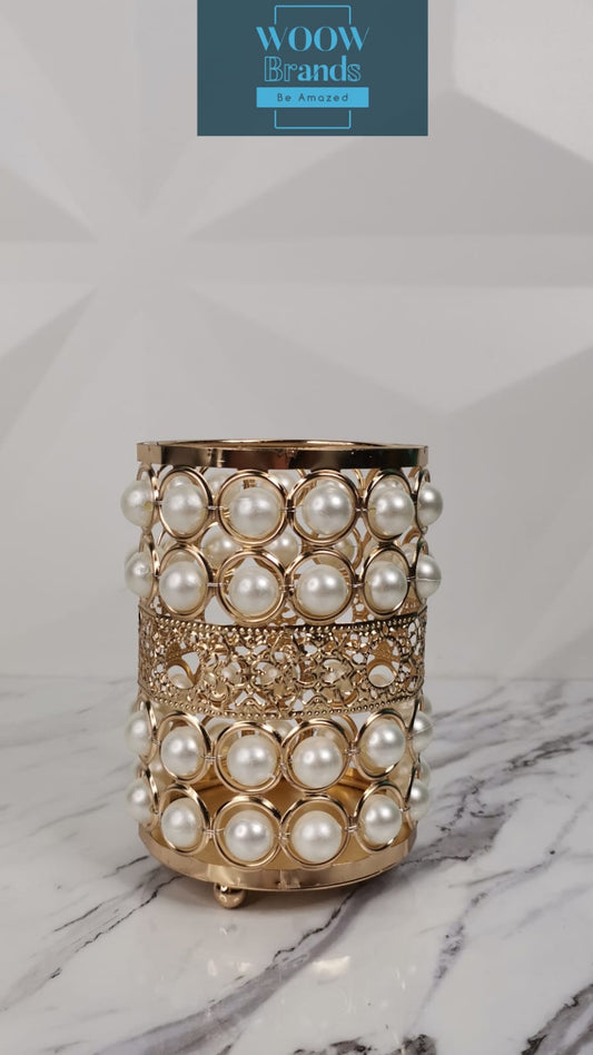 Organizador Base Porta Brochas De Maquillaje redondo.