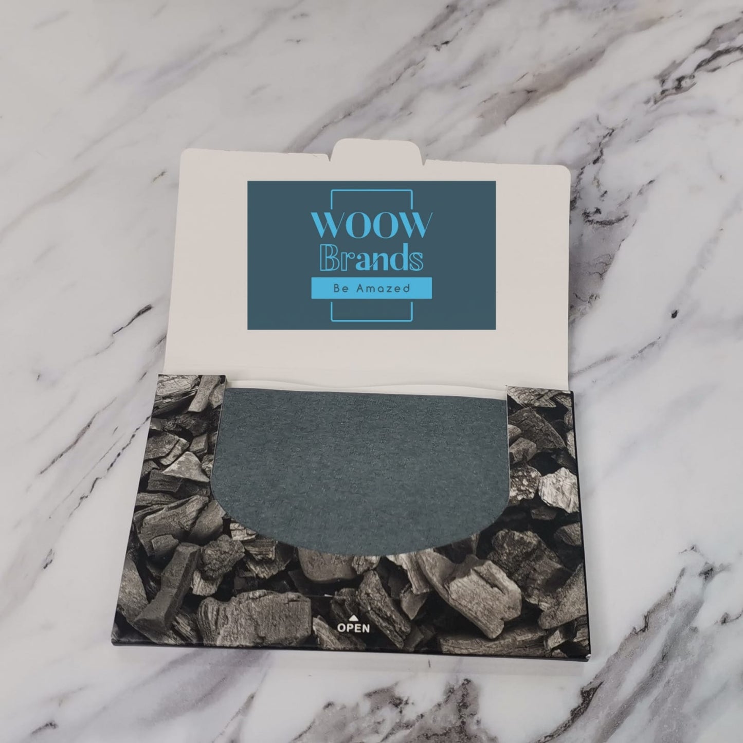 Papel absorbente de grasa para cara sobre con 100 hojas