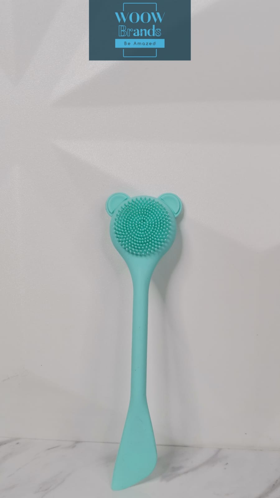 Cepillo Kitty Exfoliante Con Espátula Para Mascarillas
