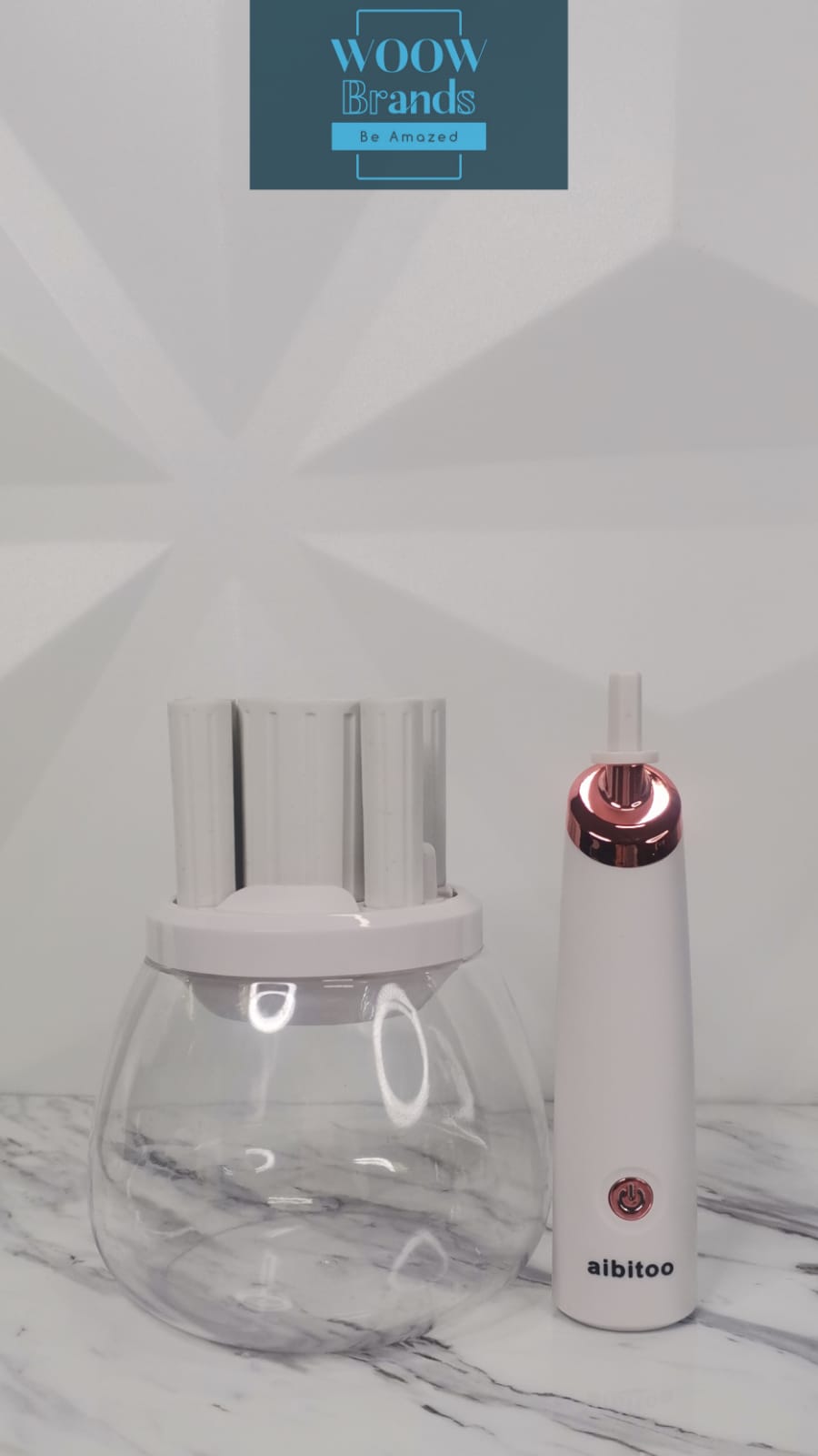 Limpiador de brochas de maquillaje eléctrico