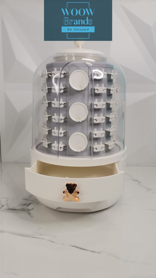 Exhibidor de  joyería giratoria  de 360 grados