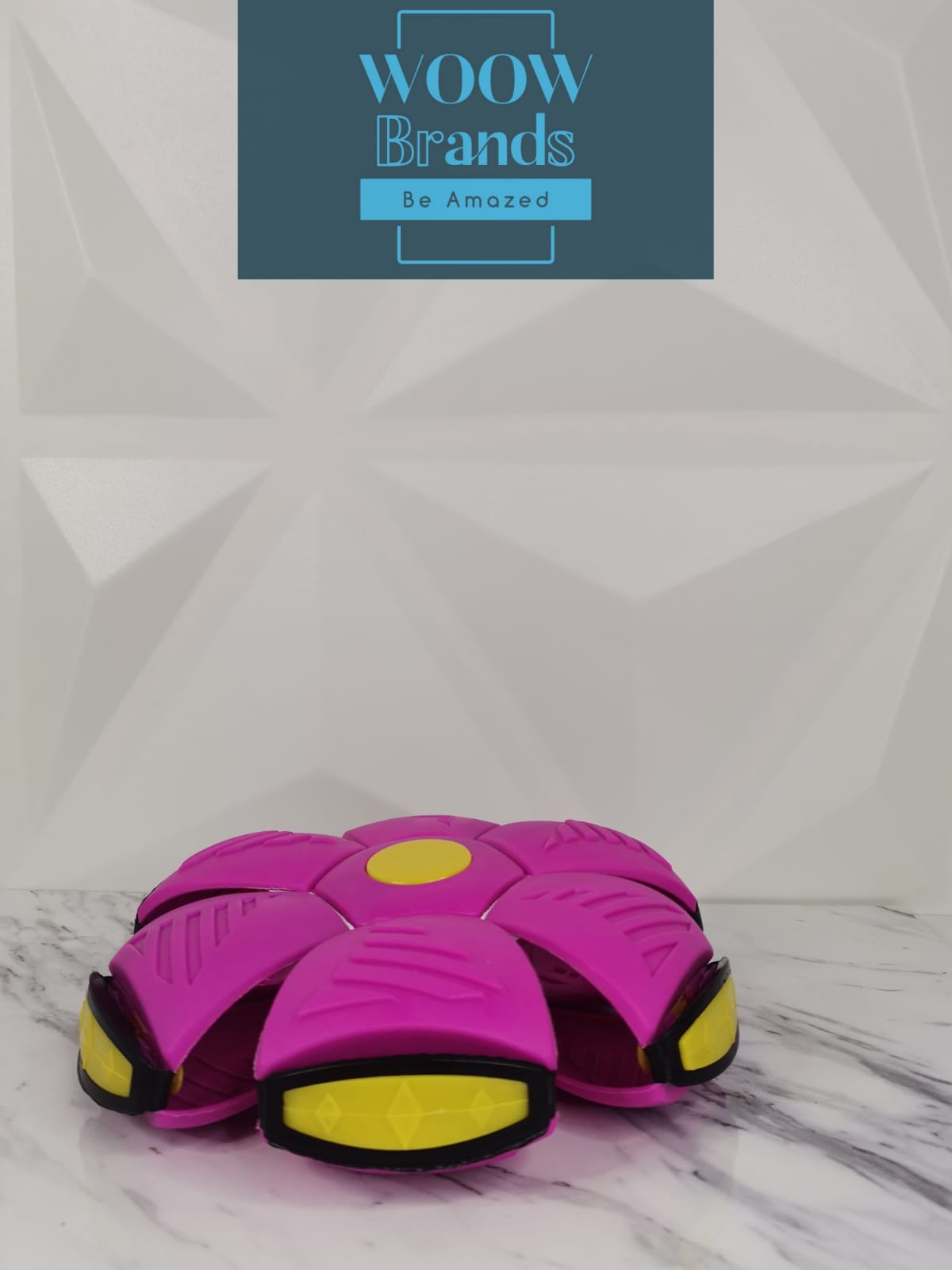 Pelota Frisbee Mágica Con Luz Intermitente Plegable Niños