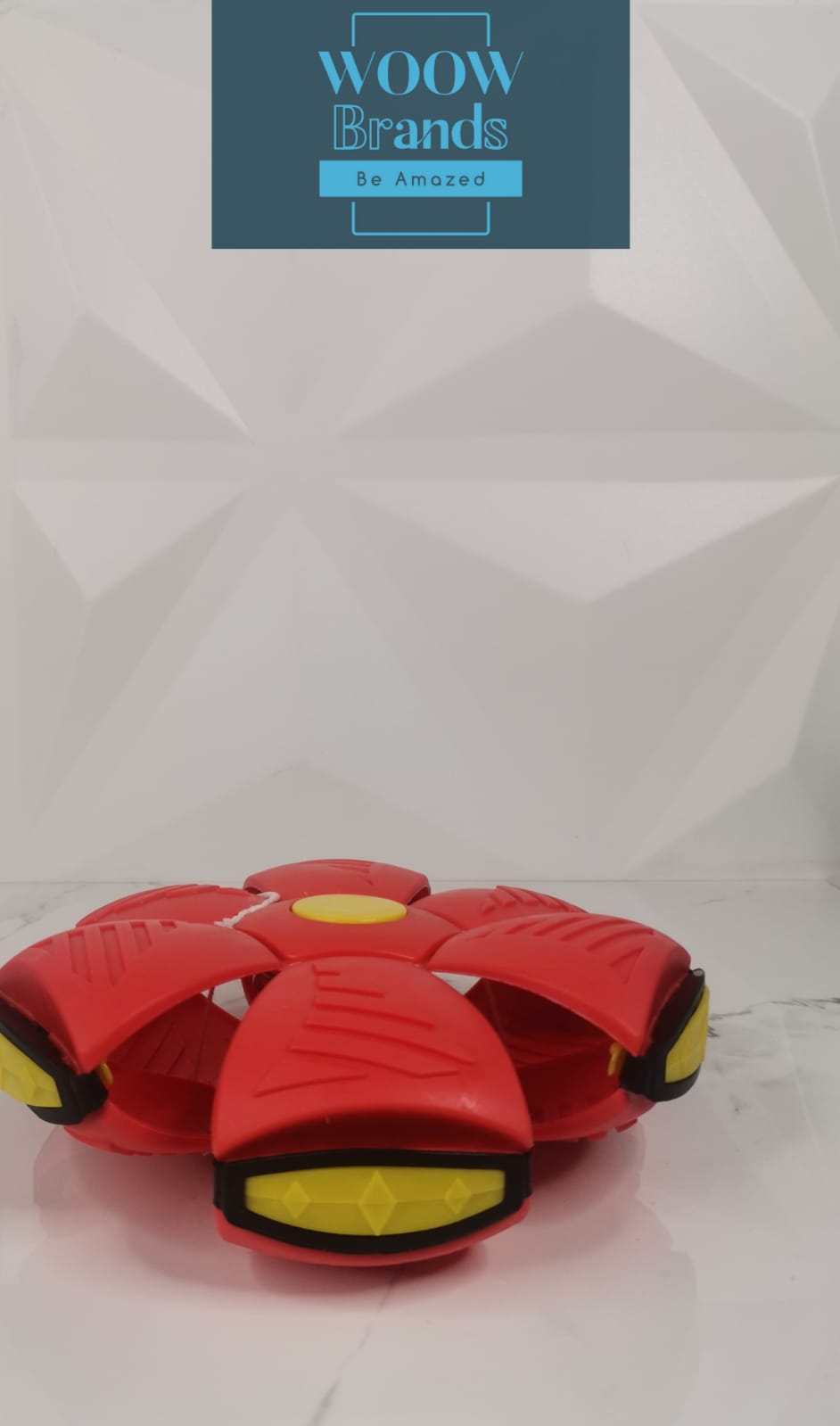 Pelota Frisbee Mágica Con Luz Intermitente Plegable Niños