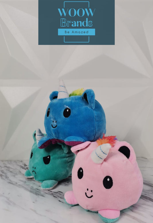 Peluche de Felpa Pequeño Unicornio Multicolor