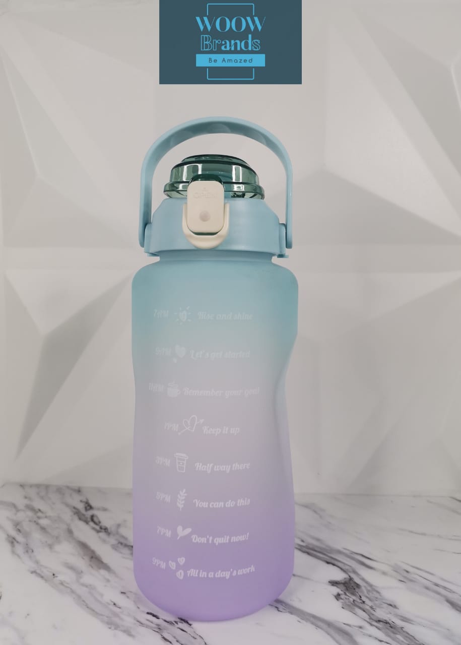 Botella De Agua motivacional deportivo 2 Lts