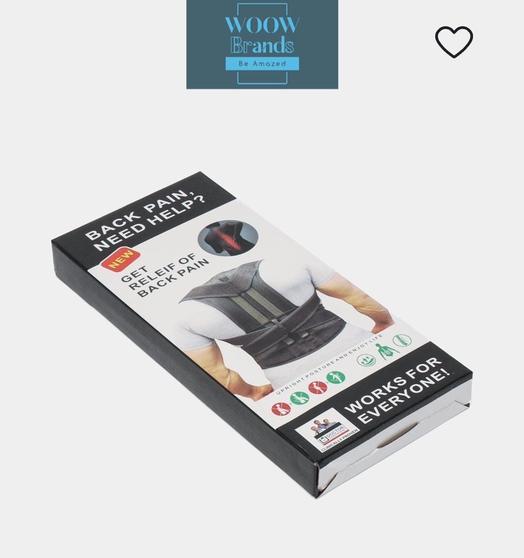 Faja Lumbar Ergonomica para Columna