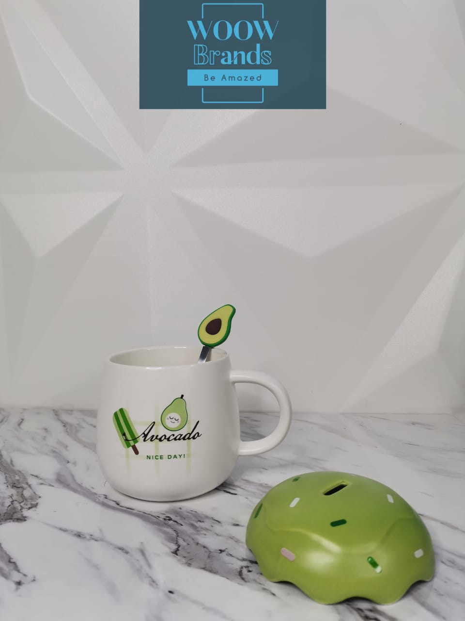 Tazas con figurita de aguacate 🥑