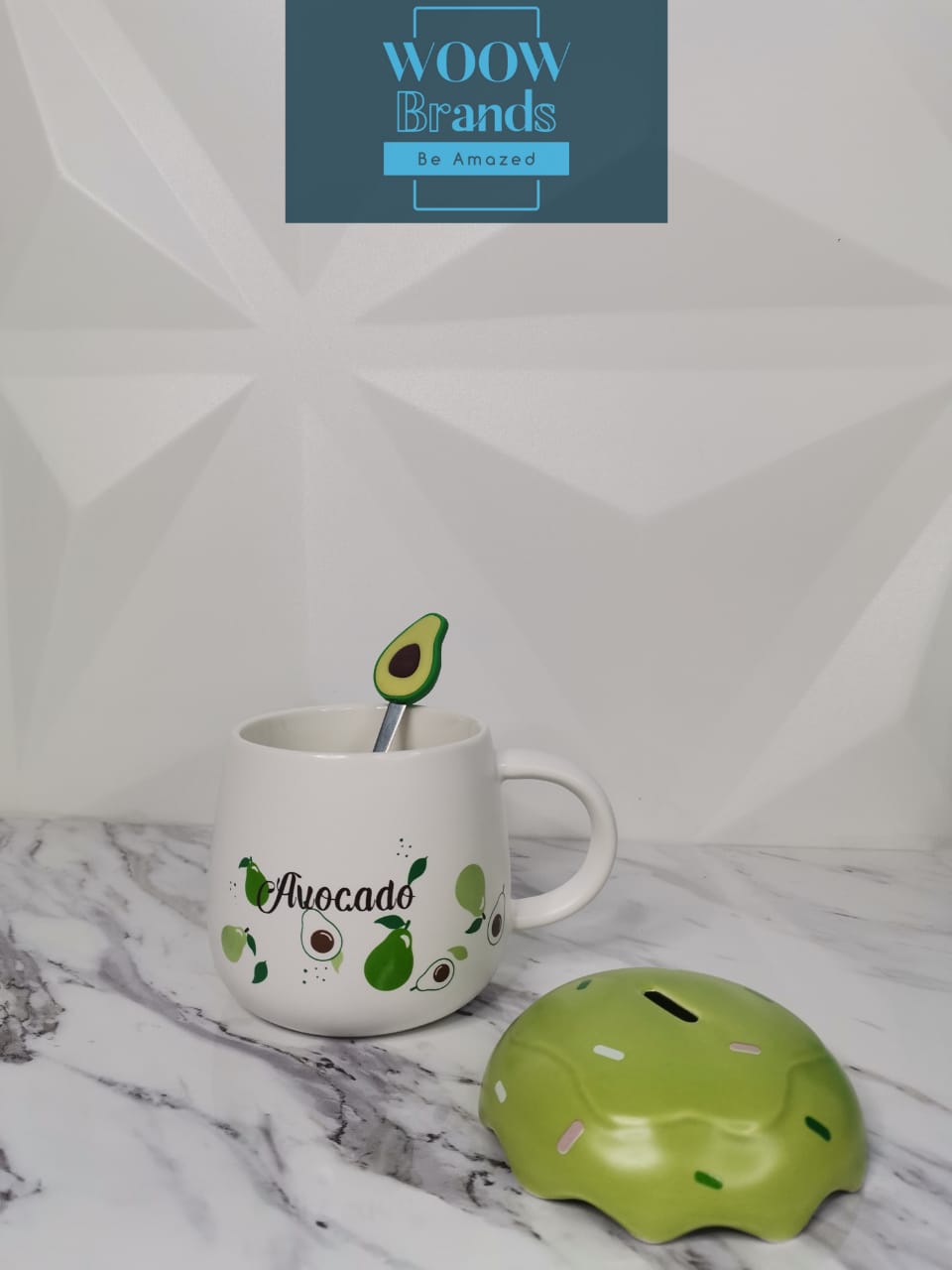 Tazas con figurita de aguacate 🥑