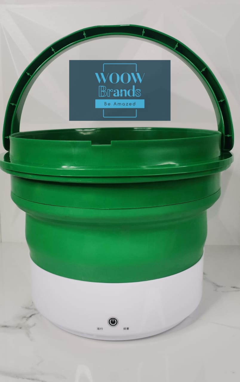 Mini Lavadora Electrica Portátil Ajustable Bañera Plegable