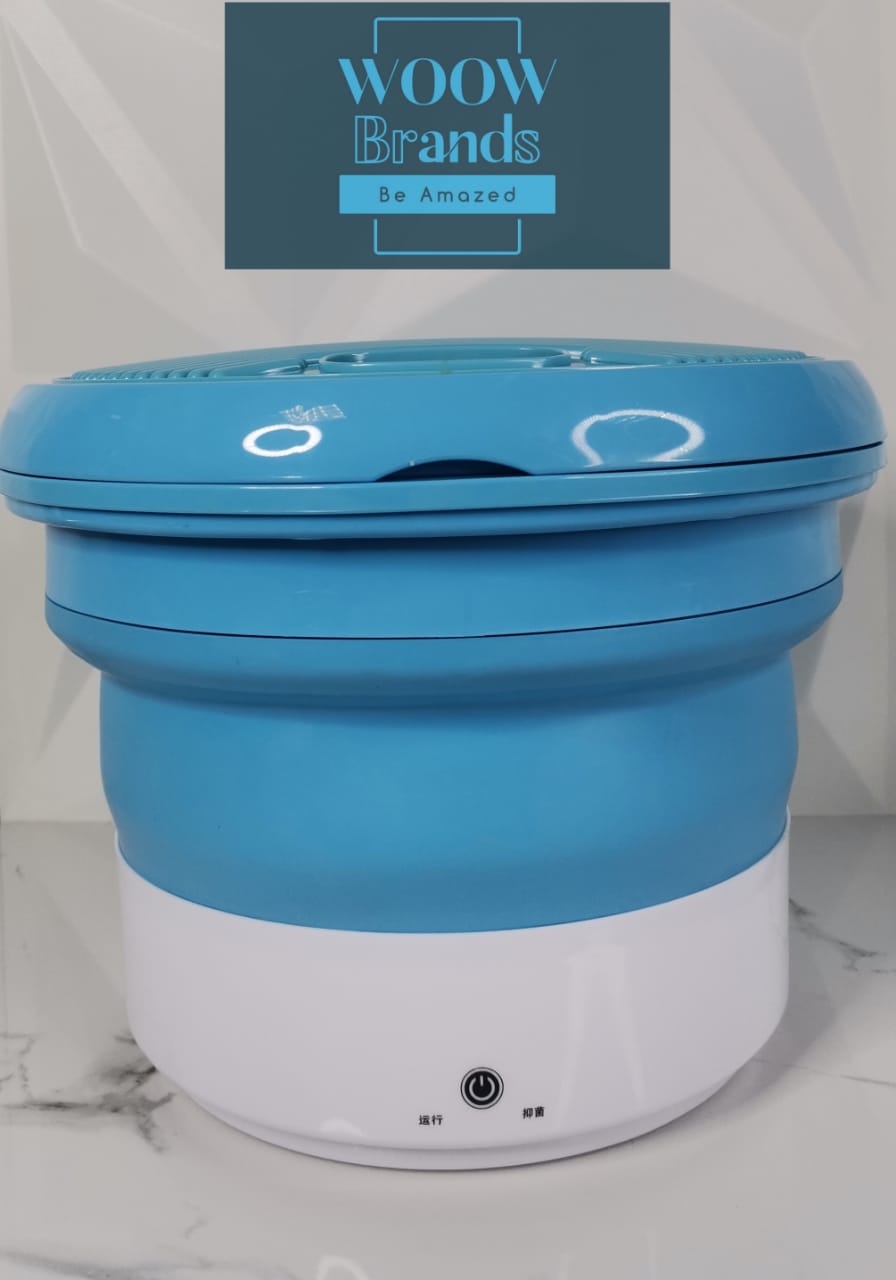Mini Lavadora Electrica Portátil Ajustable Bañera Plegable
