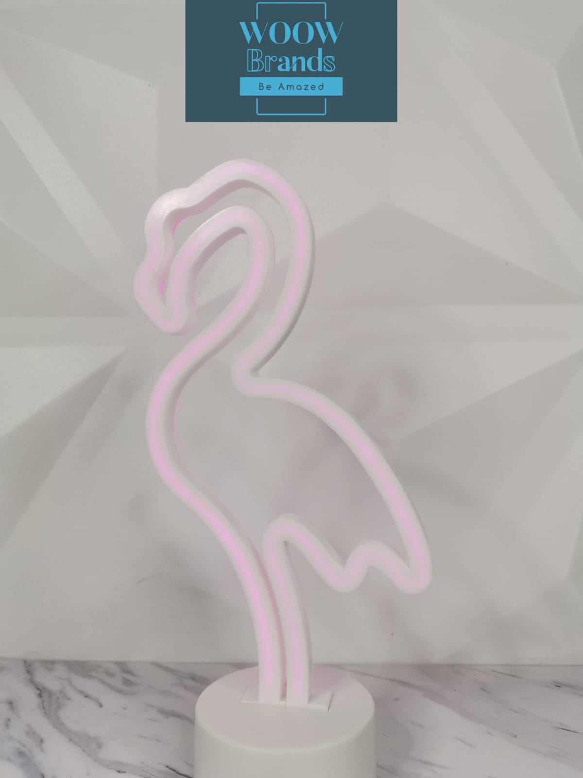Flamingo Neón Light Letreros Rosa LED