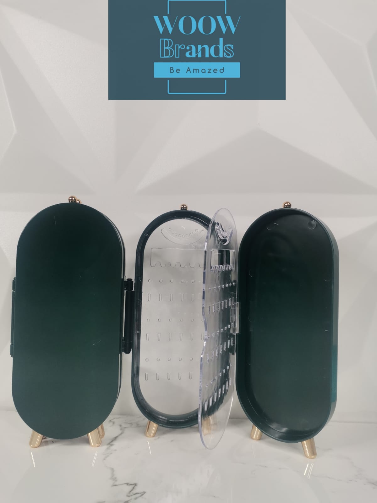 Joyero Organizador Con Espejo, Plegable