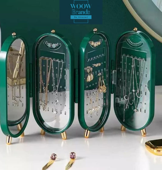 Joyero Organizador Con Espejo, Plegable