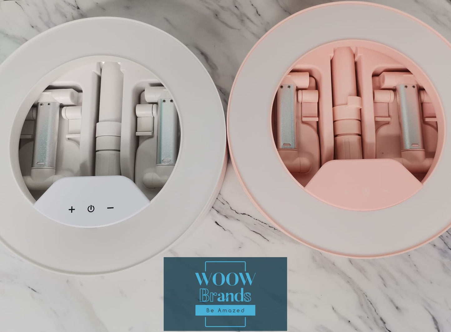 Soporte para luz en vivo, con soporte para tres teléfonos