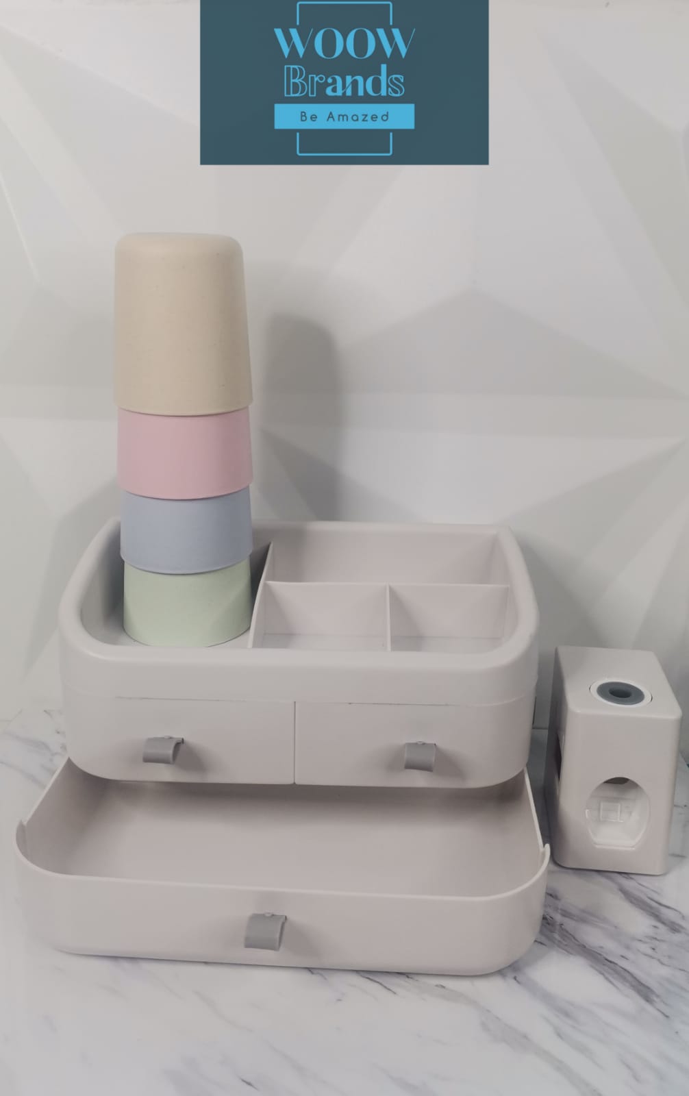 Juego de soporte para cepillos de dientes