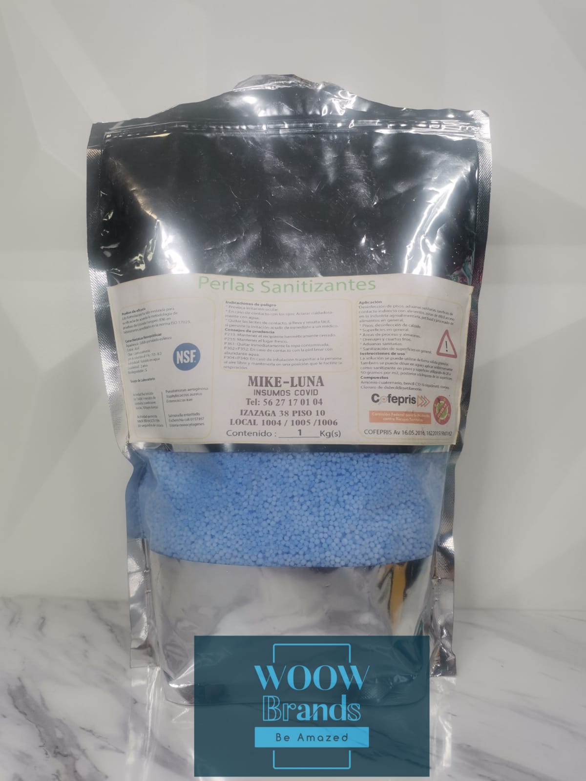 Perlas sanitizantes Bolsa 1Kg