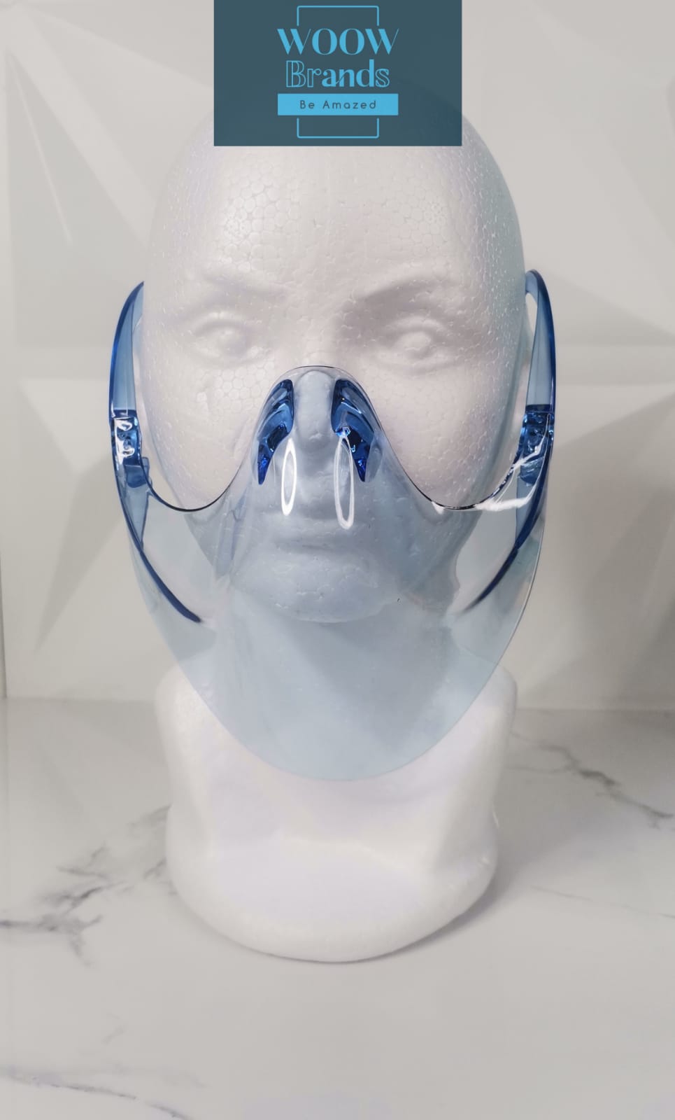 Protector nasal y bucal acrilico