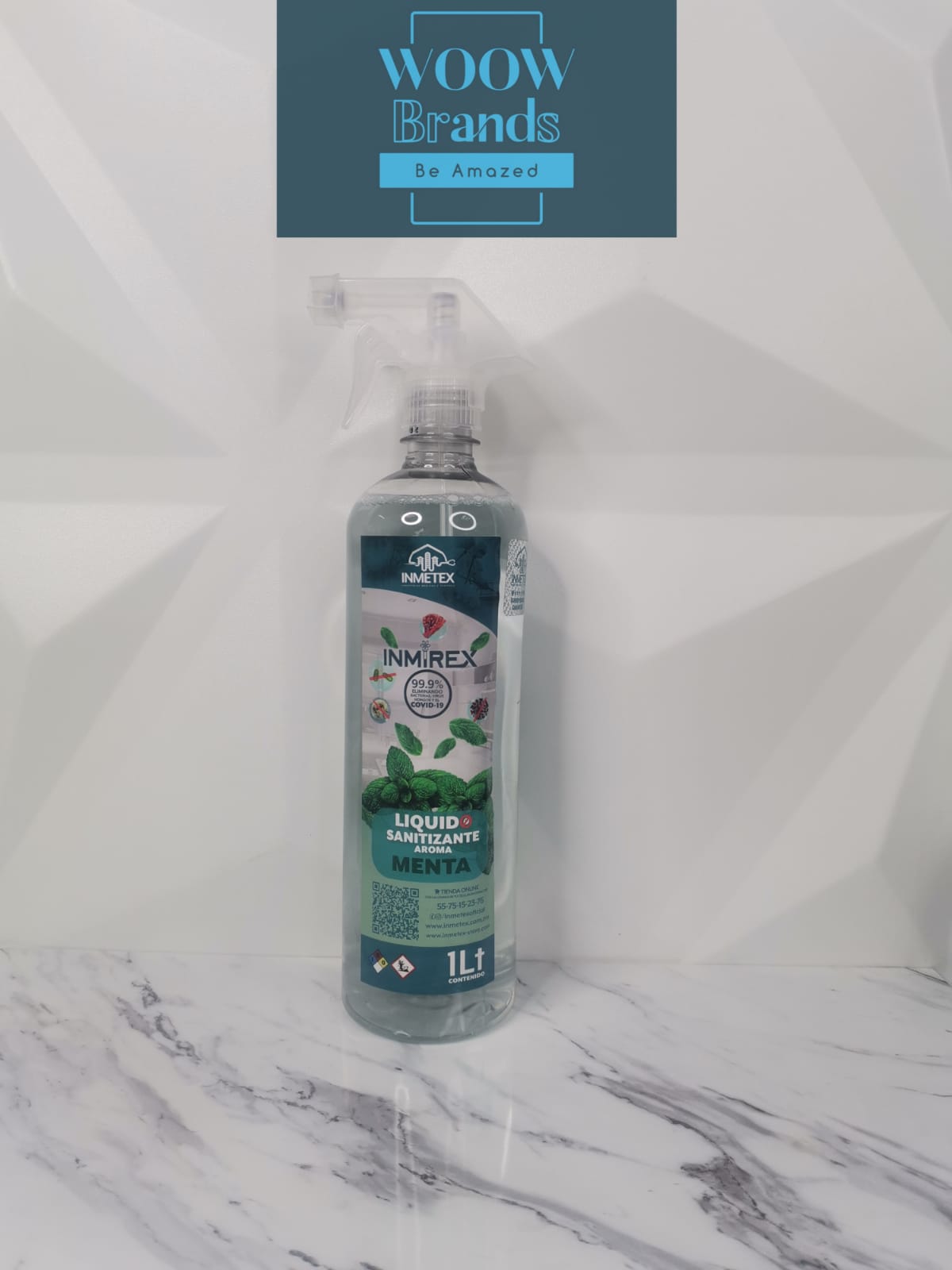 Sanitizante Desinfectante con Atomizador 1Lt