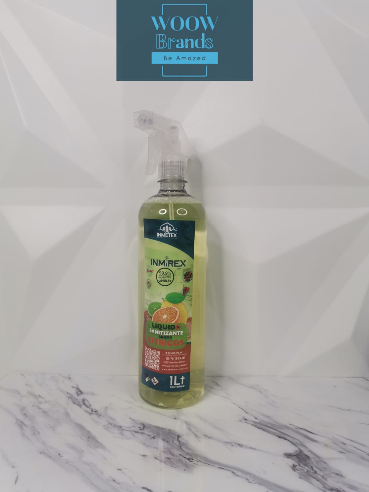 Sanitizante Desinfectante con Atomizador 1Lt
