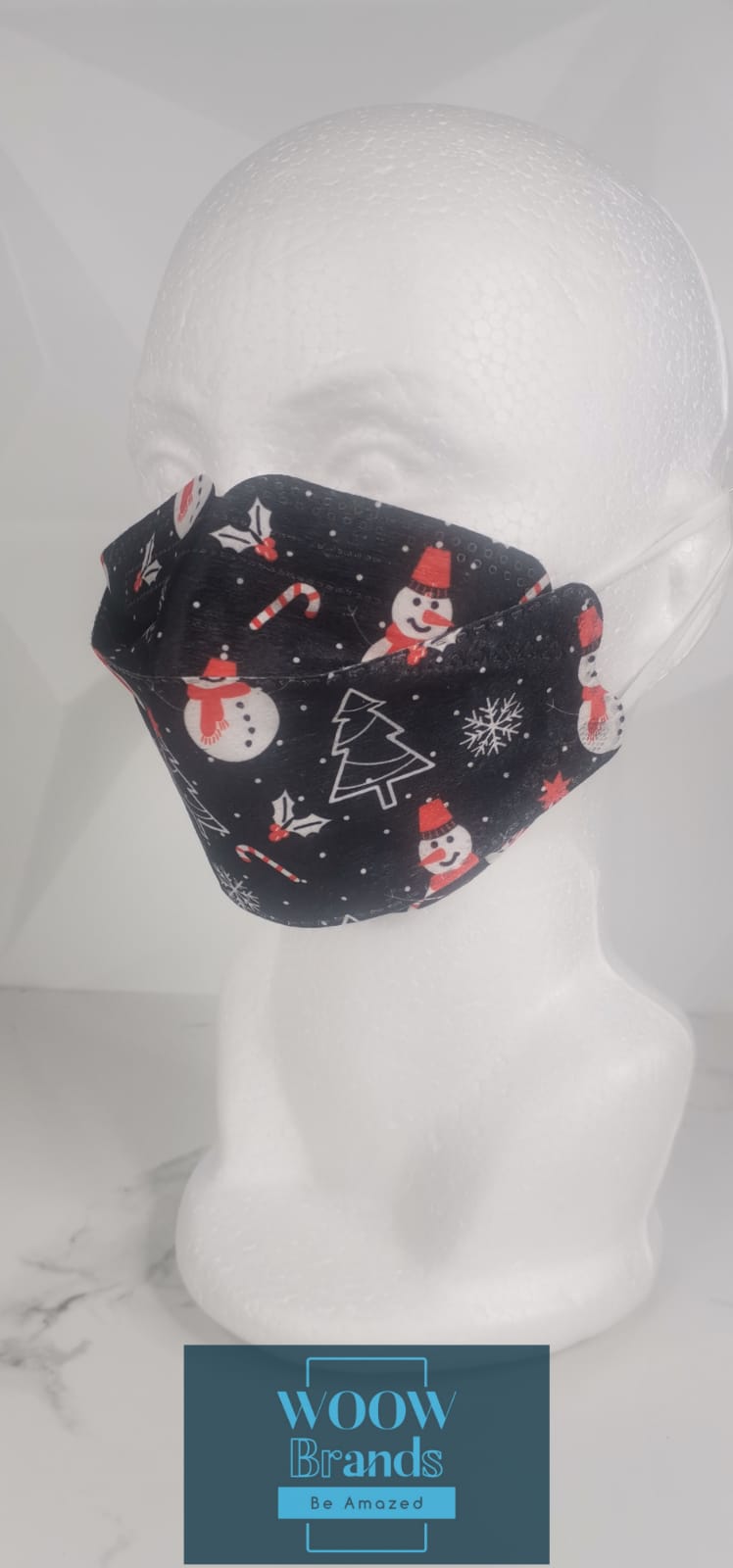 Cubrebocas Kf94 Navidad Adulto Navideño 10pzas