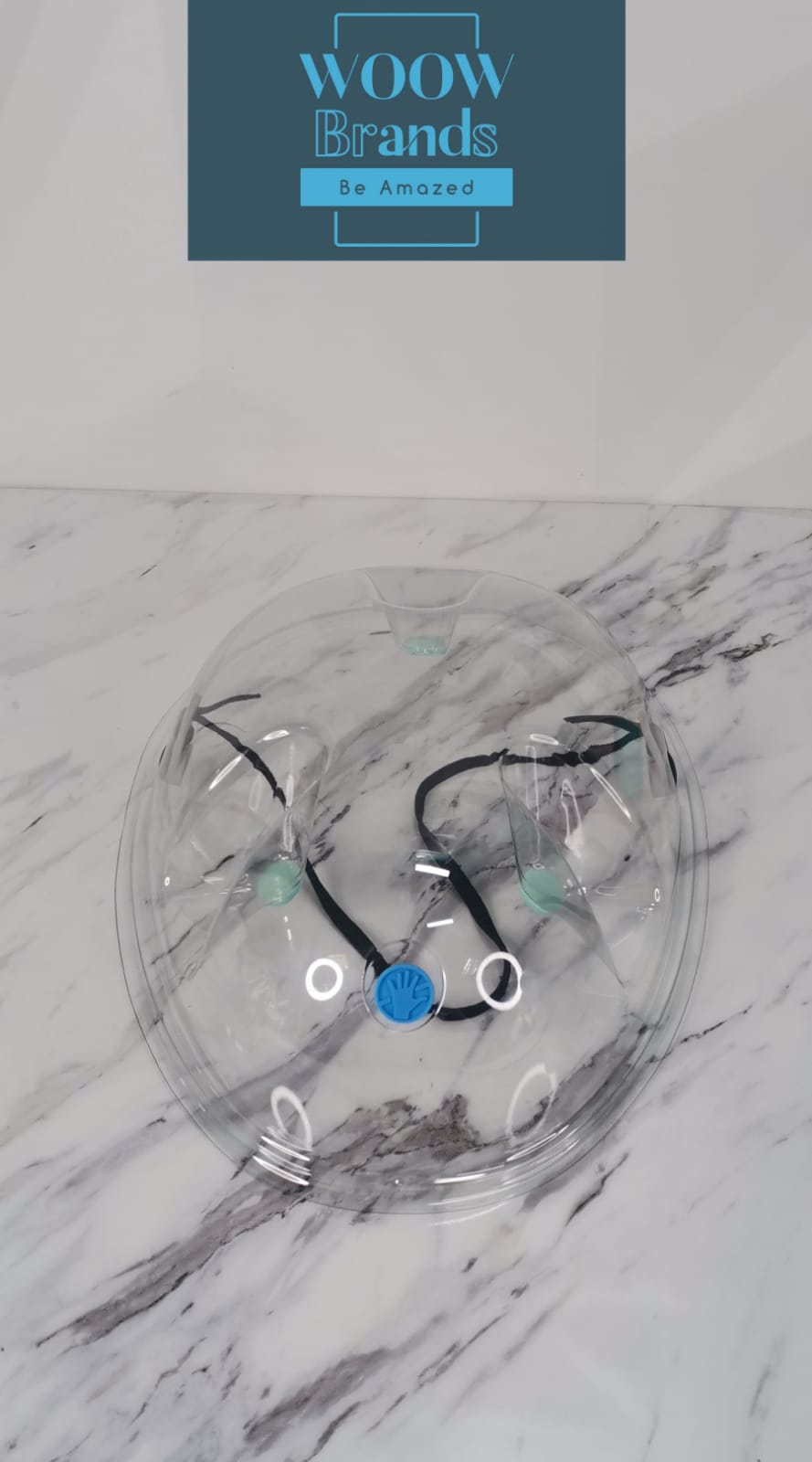 Careta facial 3 FLEXIBLE LIGERA puntos transparente