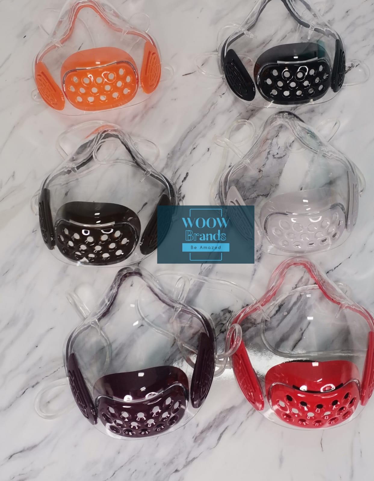 Cubrebocas Policarbonato transparente 3DMask