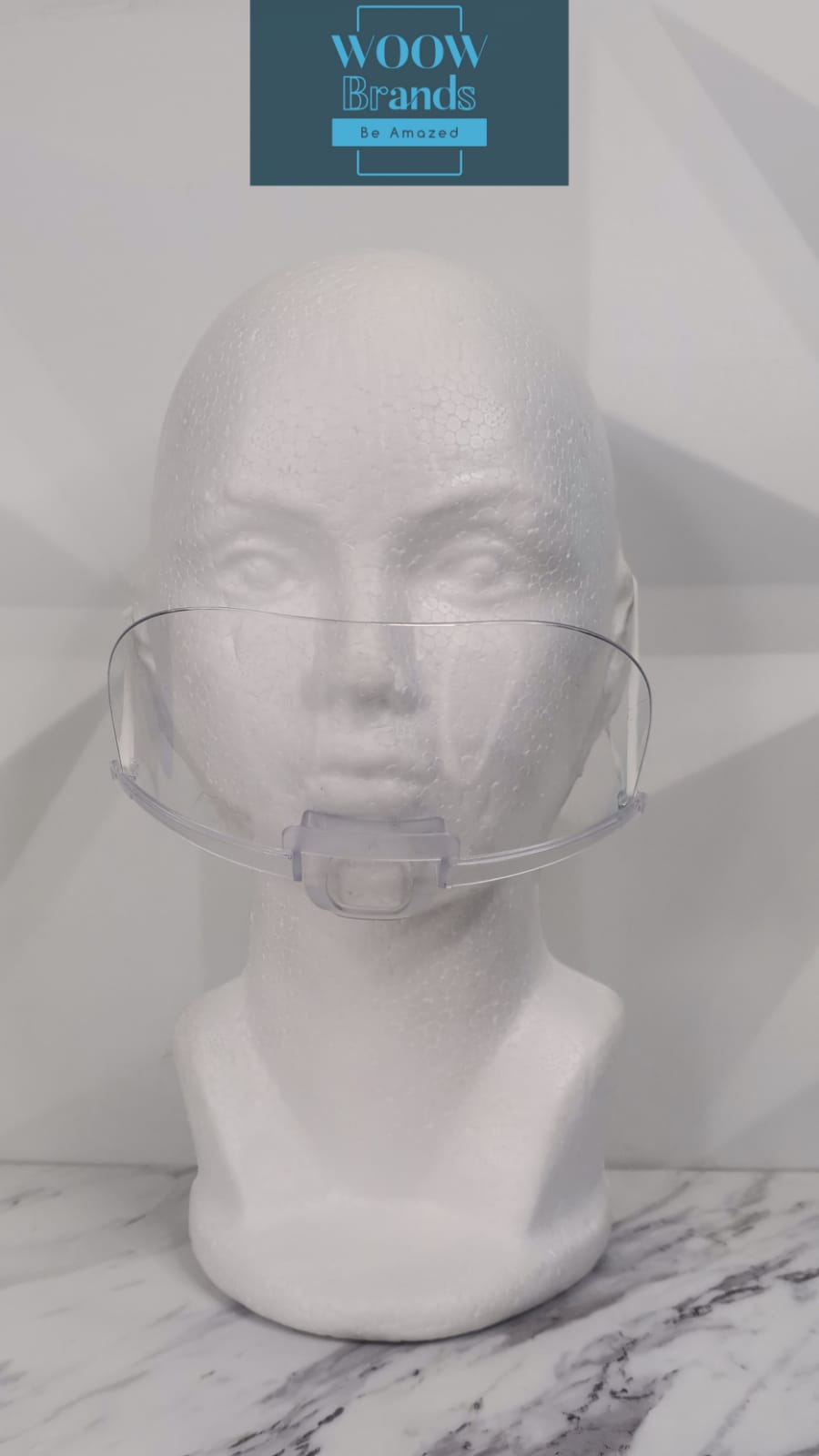 Mascarillas transparentes antiniebla para Catering