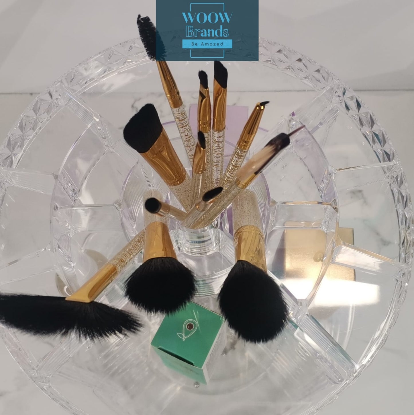 Organizador De Maquillaje cosmetiquero acrílico De Rotación 360°