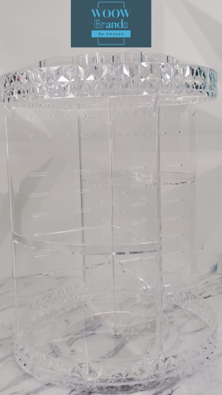 Organizador De Maquillaje cosmetiquero acrílico De Rotación 360°