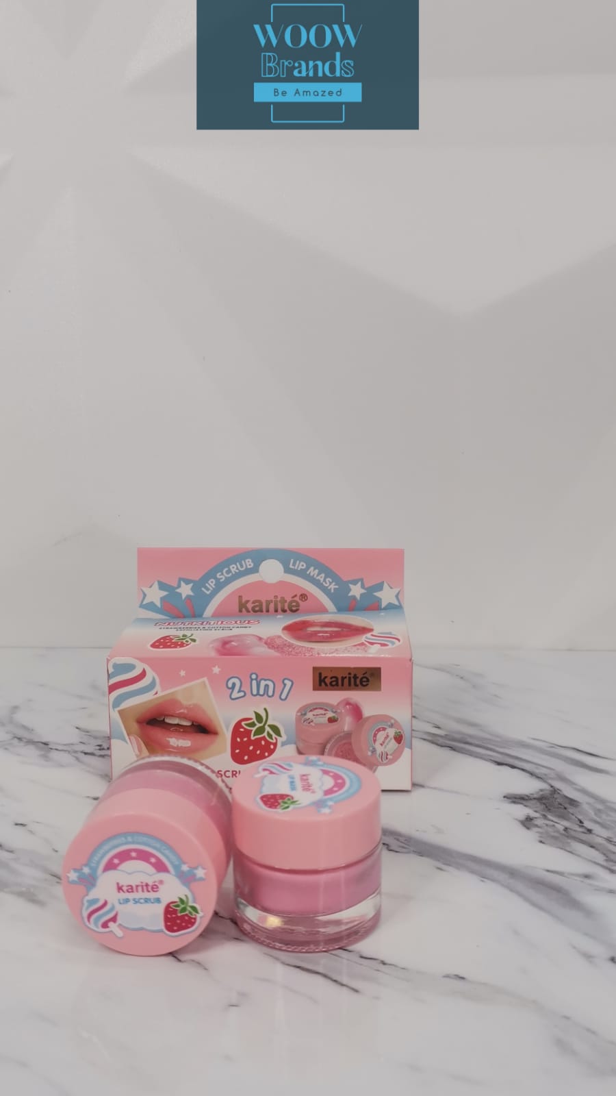 Exfoliante labial y mascarilla labial 2 en 1 Karite