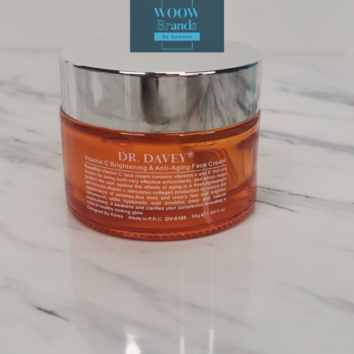 Crema Facial Vitamina C Piel Brillante Antiedad 50grs