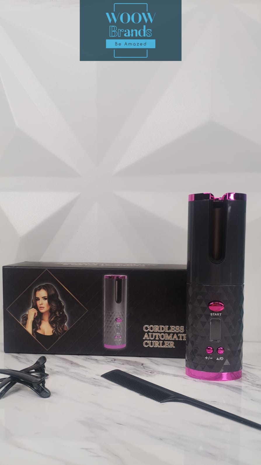 Rizadora Para Cabello Lcd Automática Inalámbrica