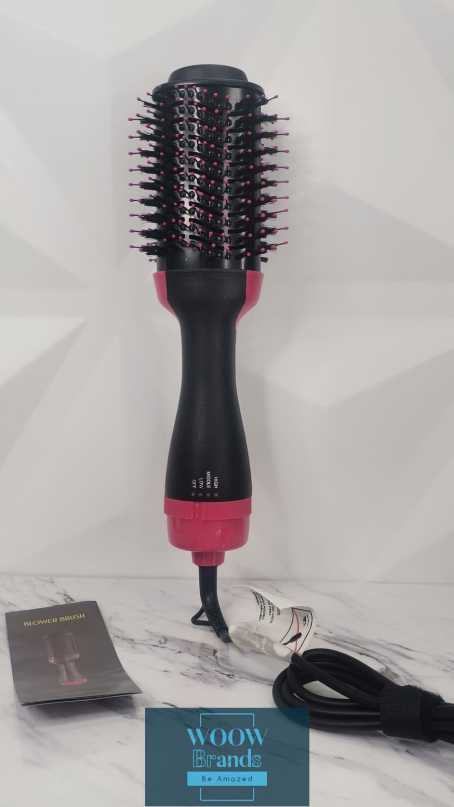 Cepillo de aire caliente 1000W 3 en 1