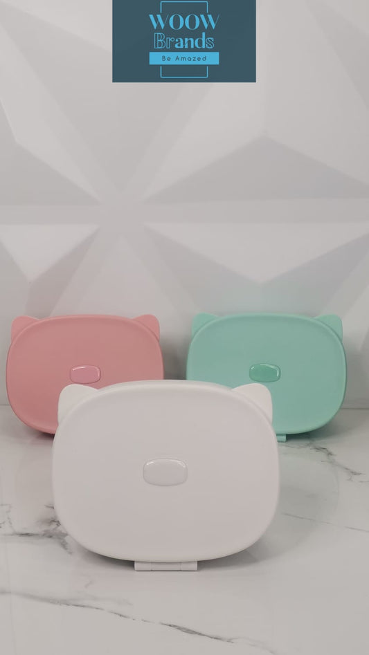 Espejo de maquillaje, espejo plegable con diseño de gato