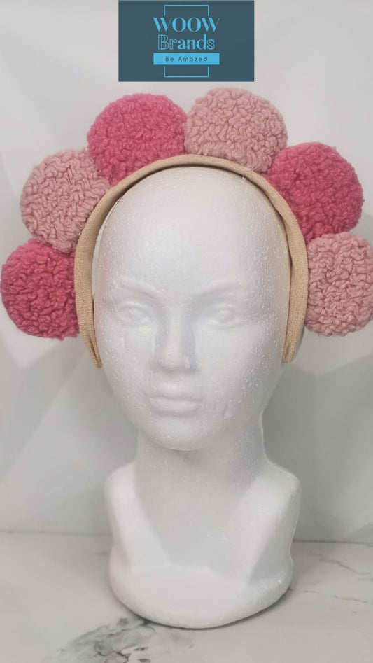 Diadema de felpa diversos modelos para niña