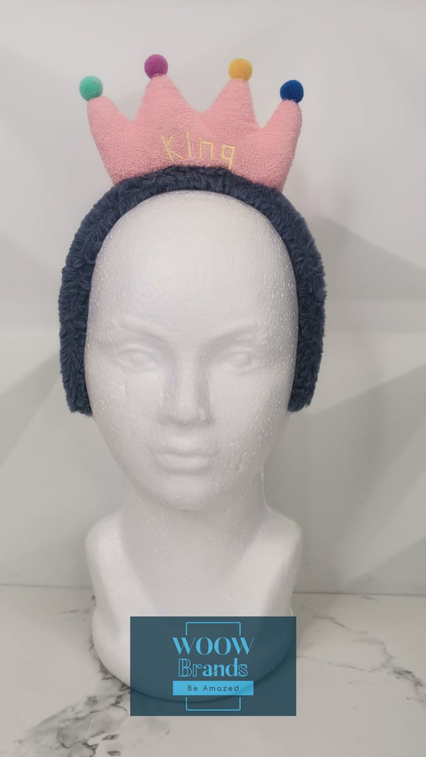 Diadema de felpa diversos modelos para niña