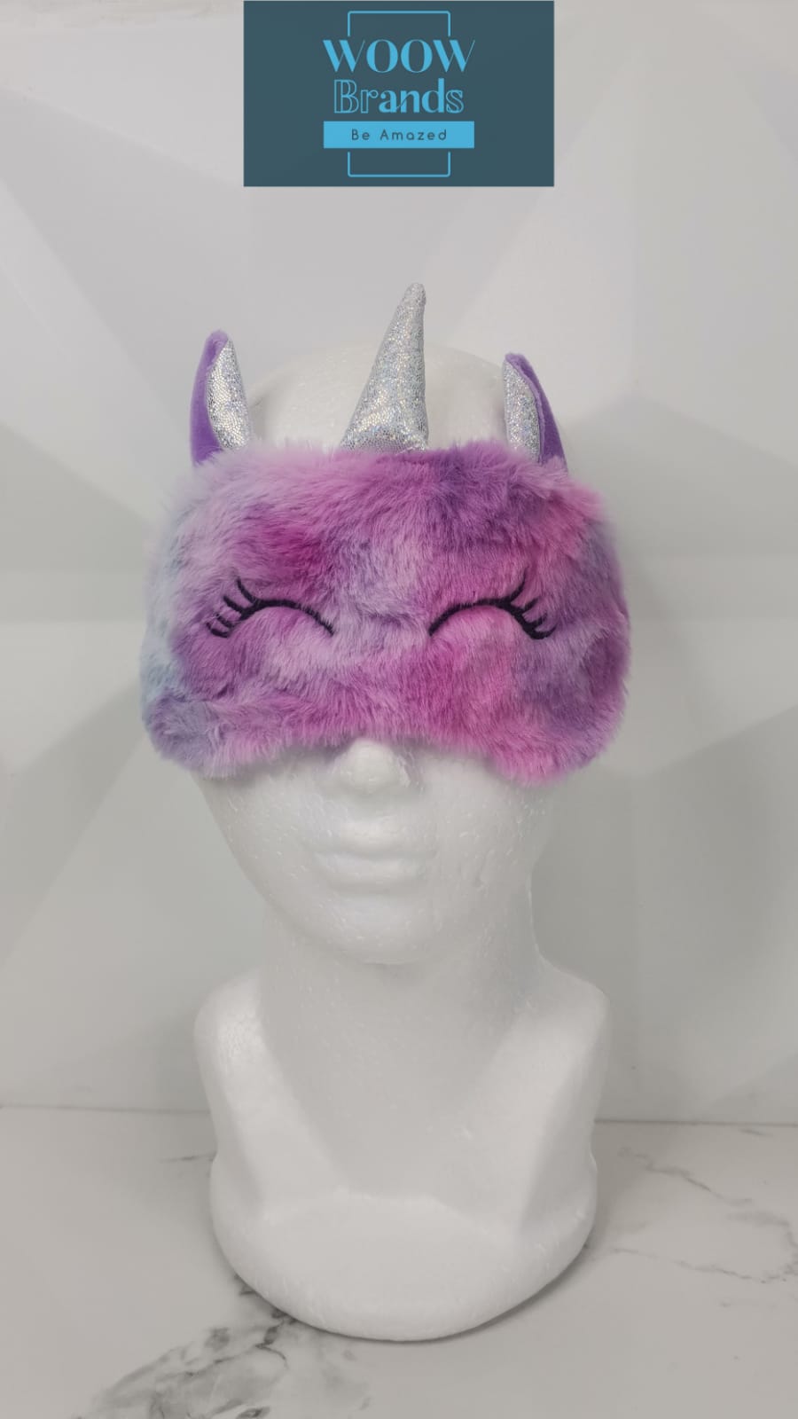 Antifaz para dormir de unicornio