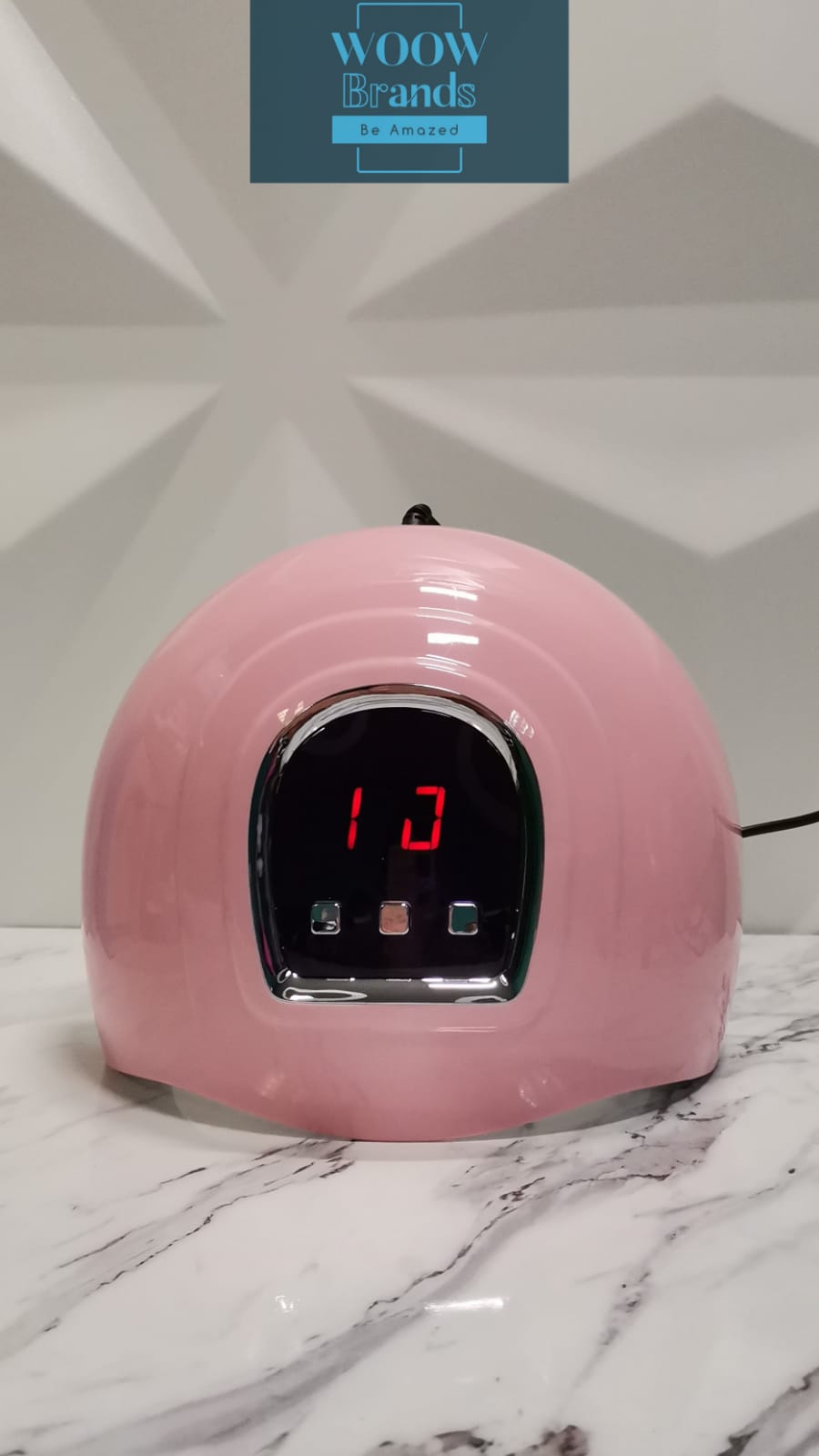 Lámpara de uñas UV LED Rosa 54w