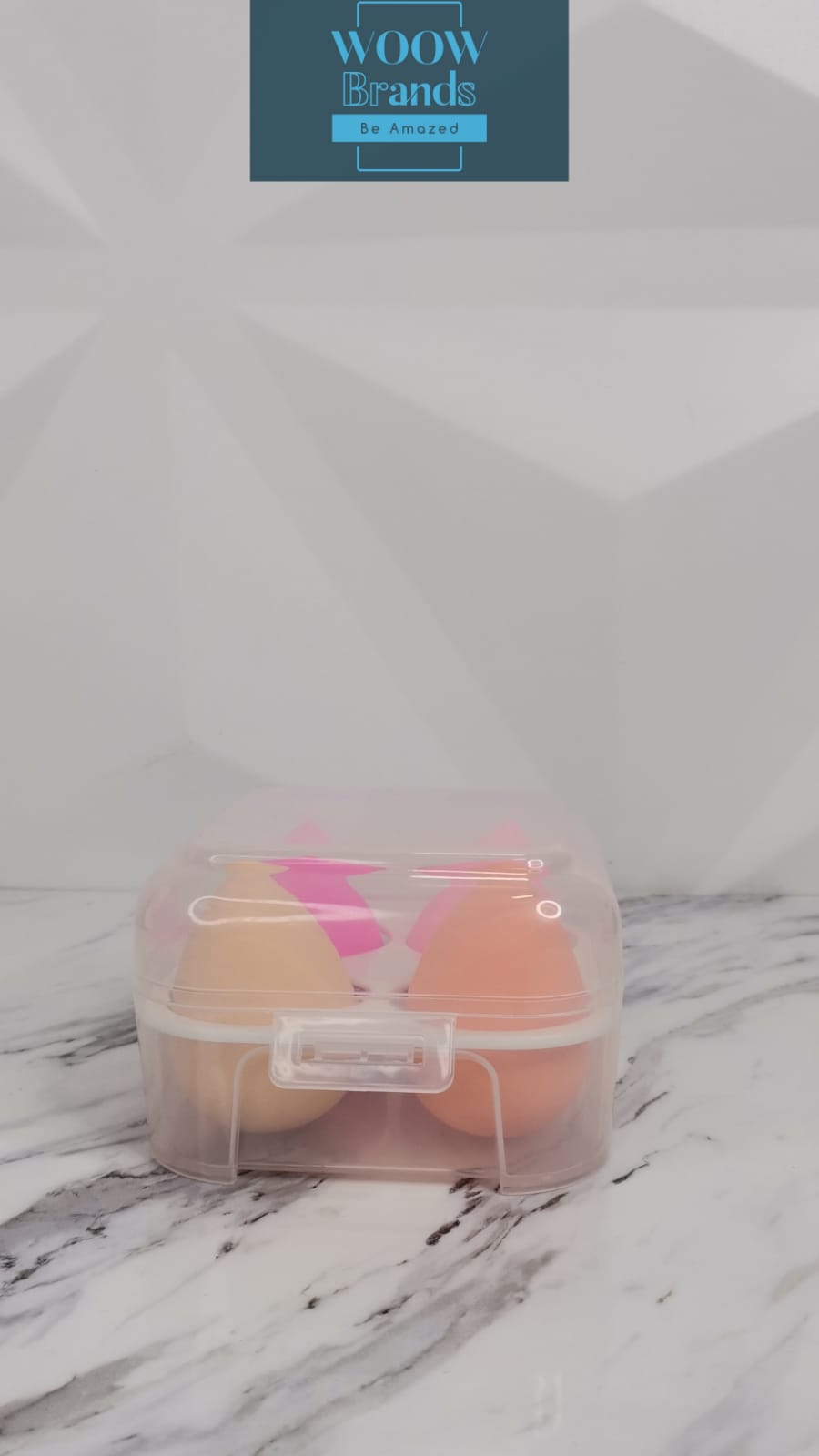 Esponja de maquillaje set de 4pzas