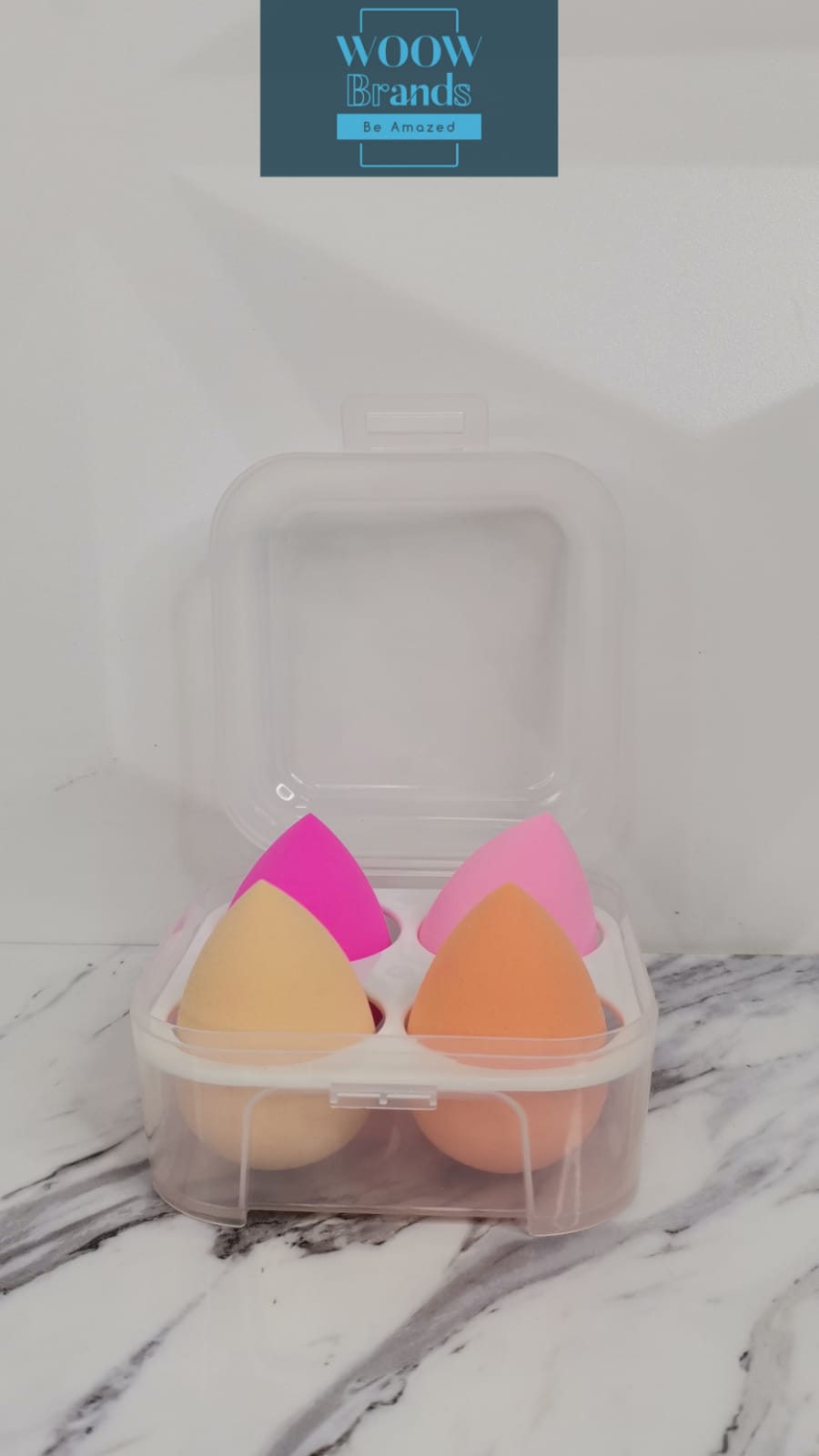 Esponja de maquillaje set de 4pzas