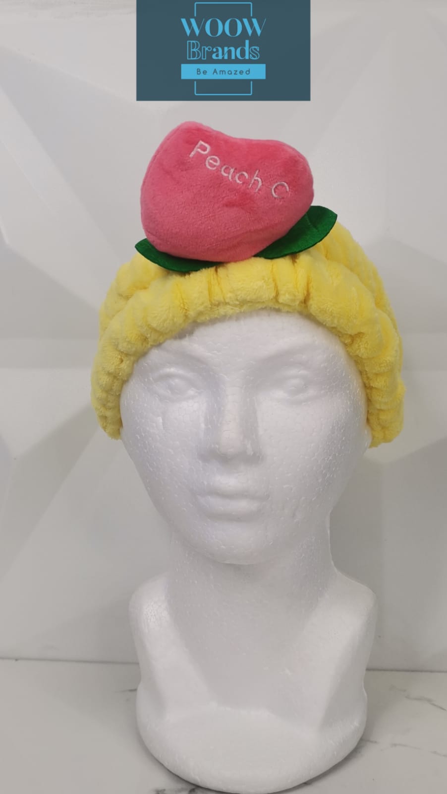 Diadema de frutas para maquillaje