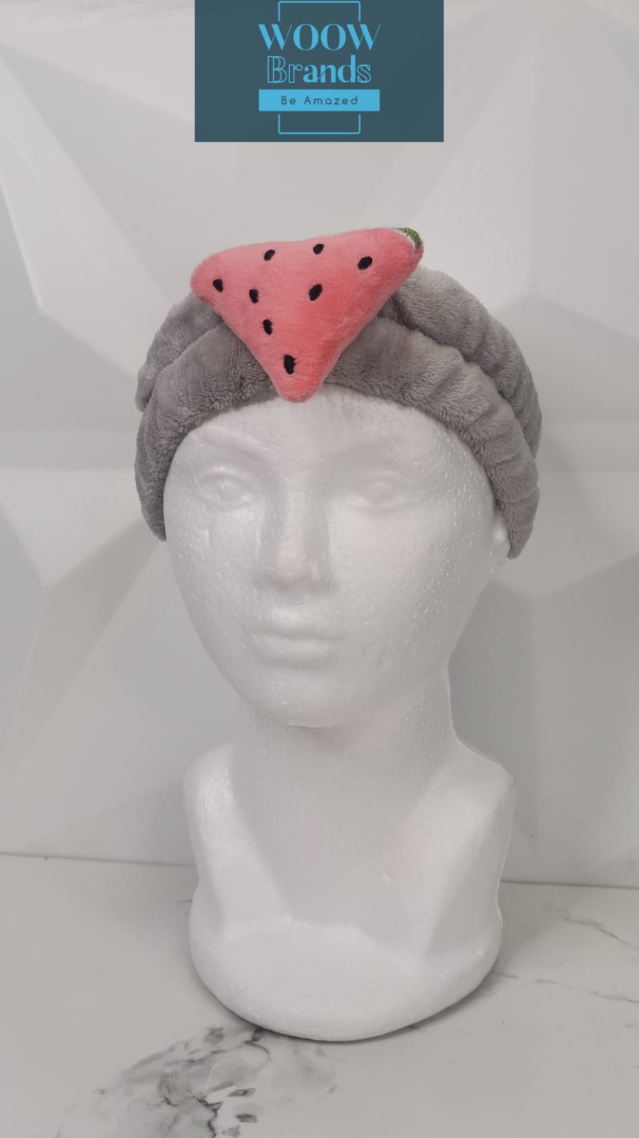 Diadema de frutas para maquillaje