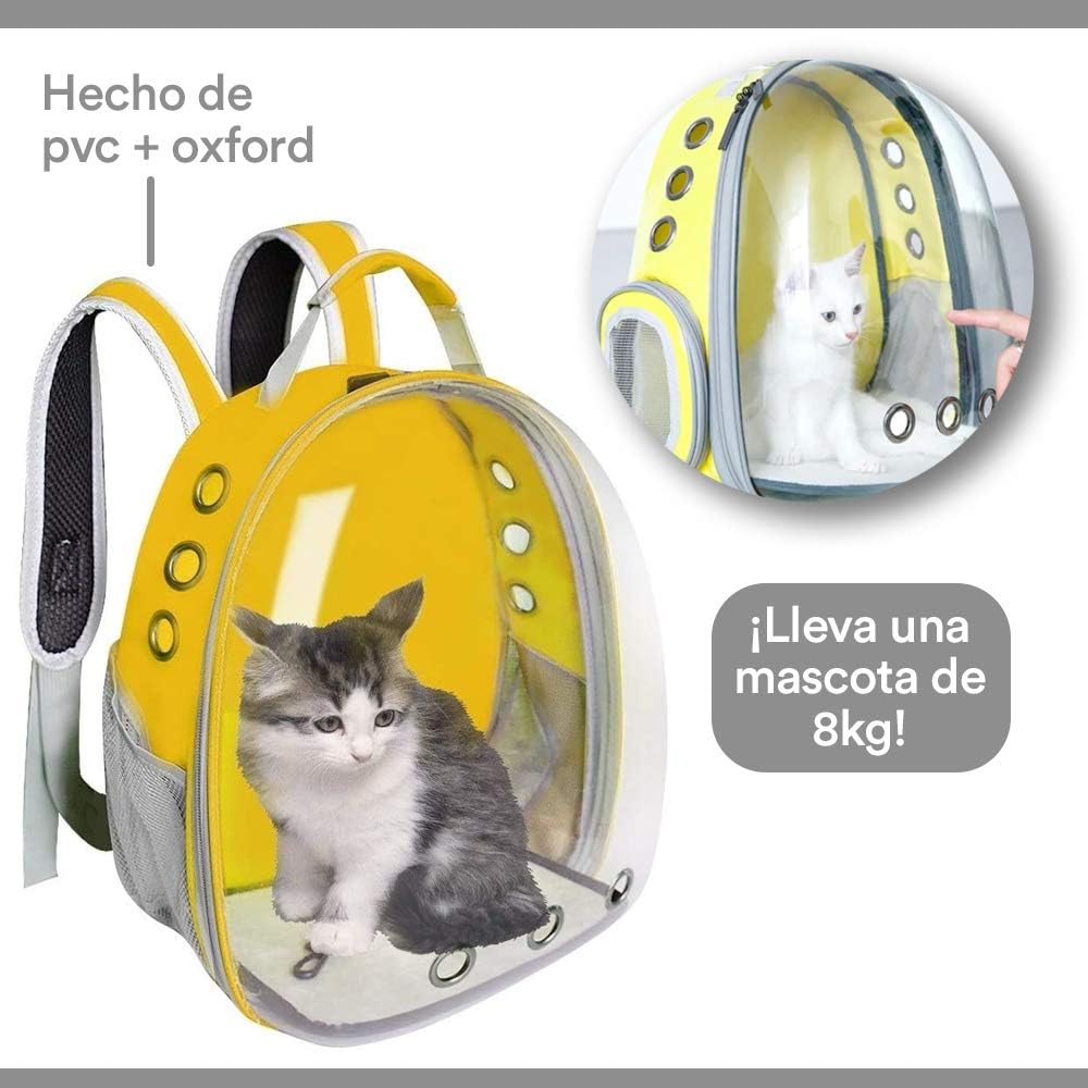 MOCHILA TRANSPORTADORA DE MASCOTAS